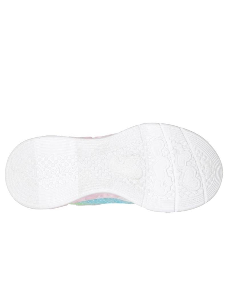 سكيتشرز - Flutter Heart Lights Simply Love حذاء بناتي