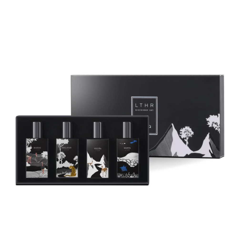 عطر لازور من ابراهيم القرشي، مجموعة عطور من 4 قطع، 10 مل لكل منها