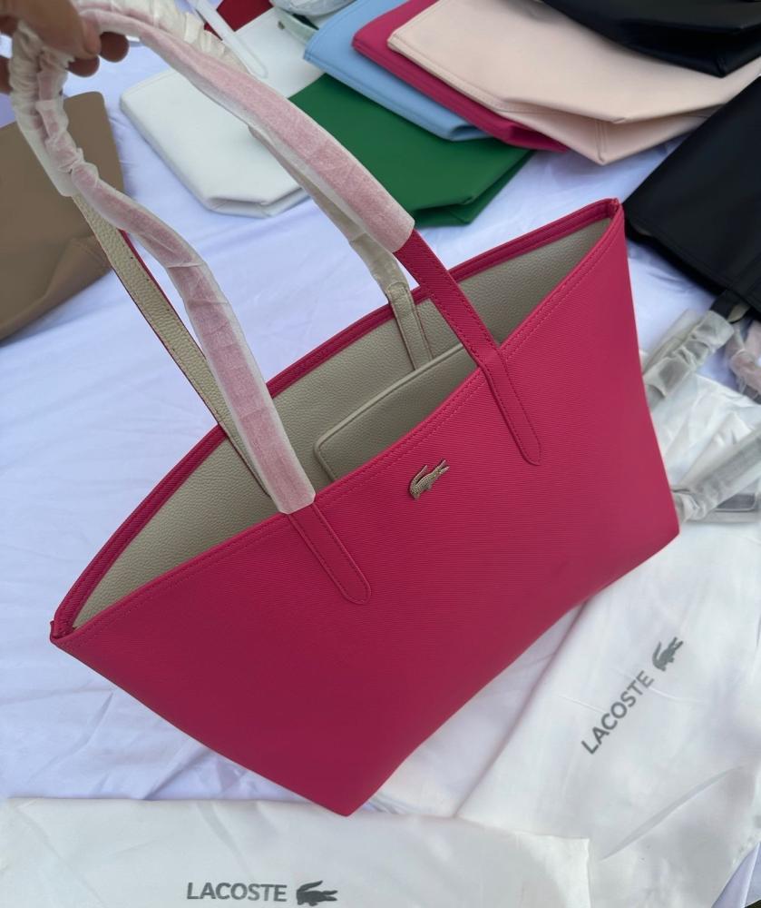 شنطة لاكوست دبل فيس lacoste