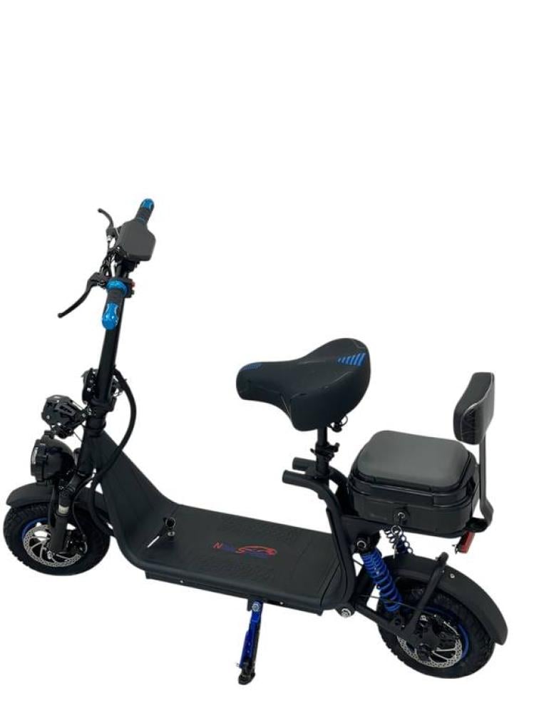 Scooter beast with basket, hybrid, latest version, with a powerful 1800-watt motor