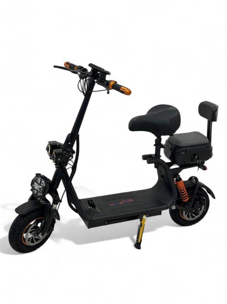 Scooter beast with basket, hybrid, latest version, with a powerful 1800-watt motor