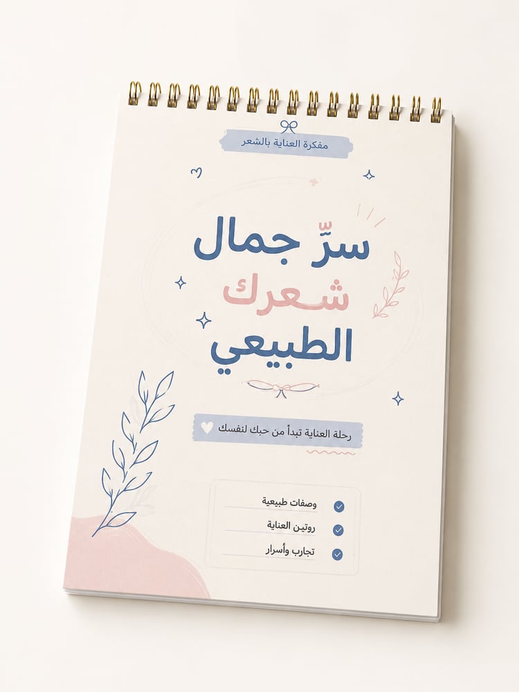 مفكرة العناية بالشعر 💗