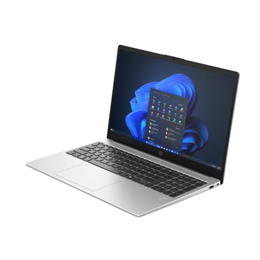 لابتوب إتش بي HP 15-fd1052nx باللون الفضي معالج إنتل Core i5-120U ورام