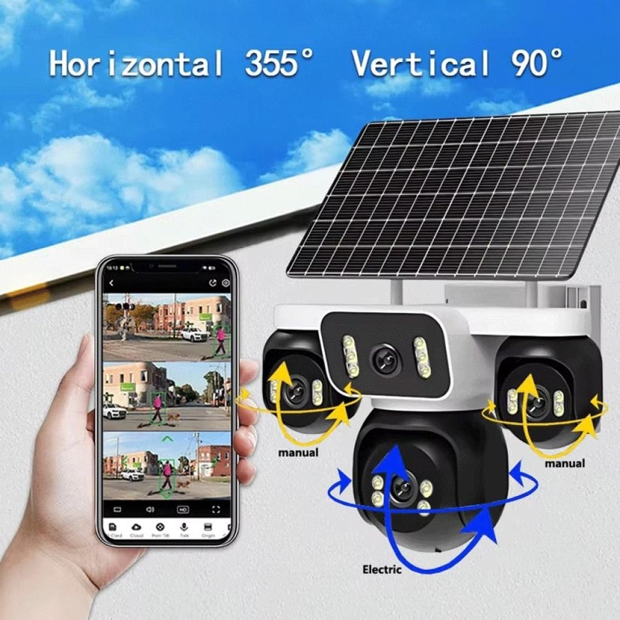 كاميرا الطاقة الشمسية المدمجة والاعتمادية (Dawai Cam VS-Q30-SA 4G)