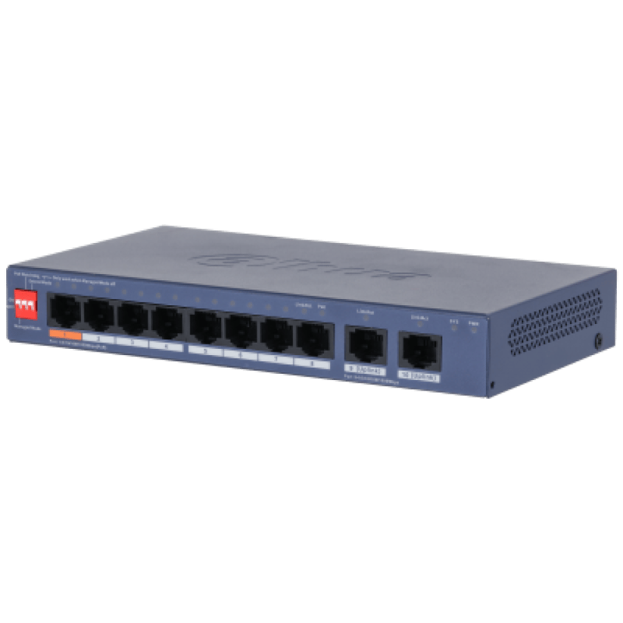 سويتش داهوا جيجابت 10 منافذ مُدار سحابياً - CS4010-8GT-60