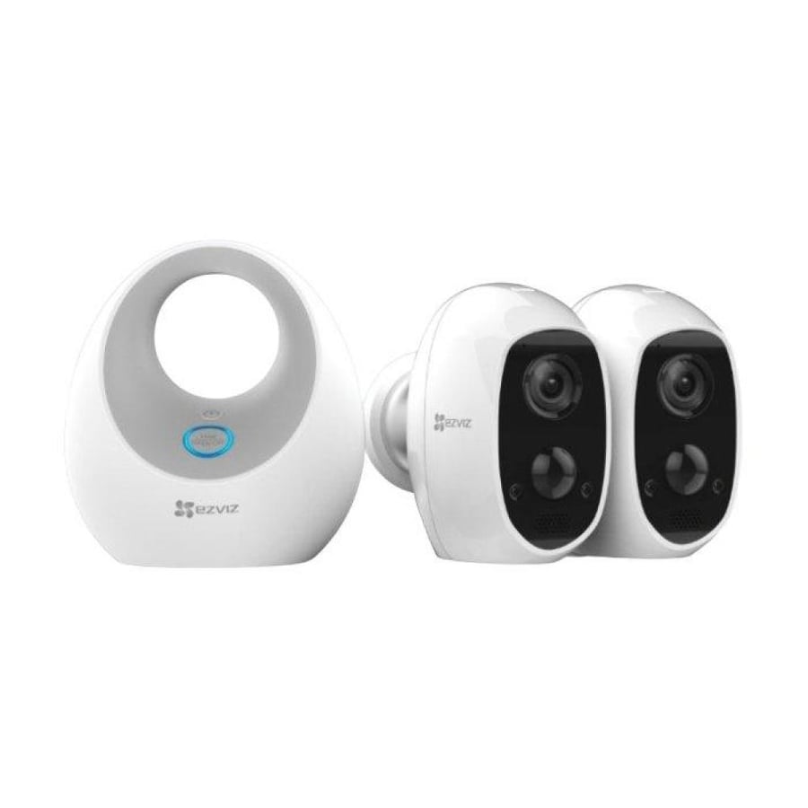 نظام أمان EZVIZ C3A لاسلكي ببطارية مع جهاز Hub