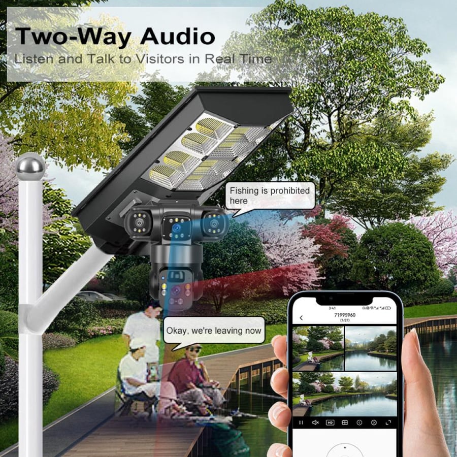 كشاف إنارة للشارع مع كاميرا مراقبة 4G بالطاقة الشمسية Dawai Cam VS-A02-4G