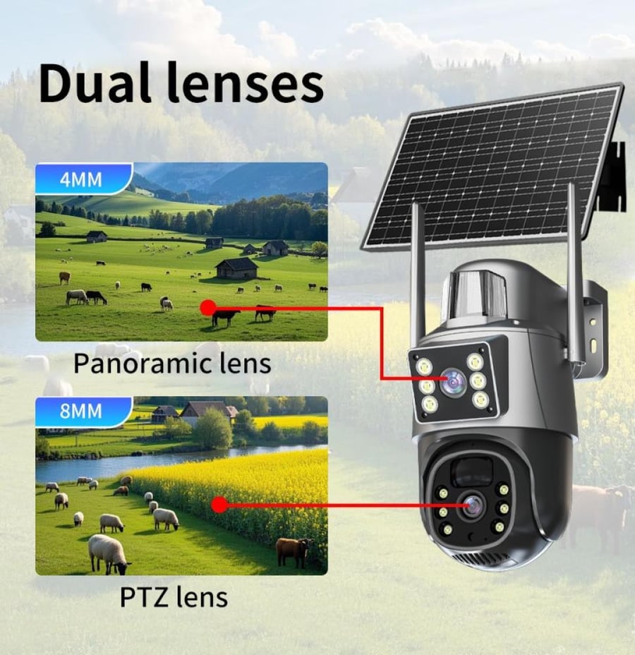 كاميرا المراقبة الاقتصادية بالطاقة الشمسية 4G (Dawai Cam VS-Q40-SA)