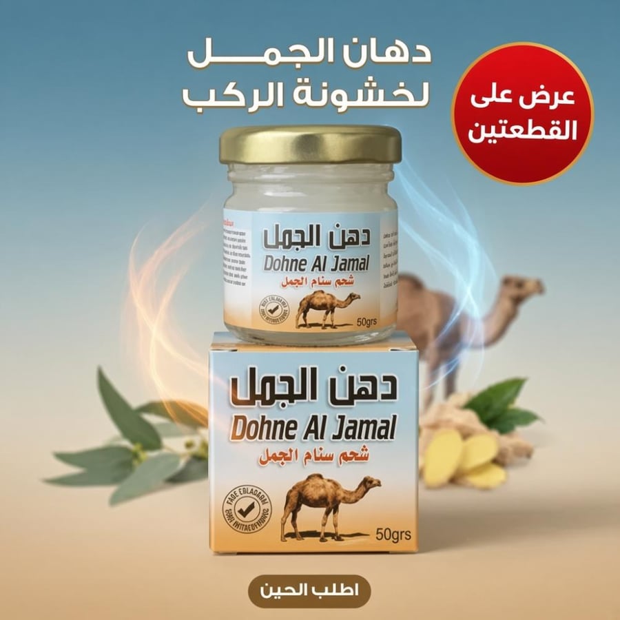 عرض 2 دهان سنام الجمل لتخفيف آلام المفاصل وتيبس الركبة