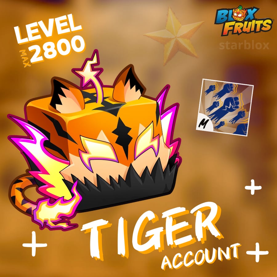 حساب فاكهة نمر بلوكس فروت | Tiger Fruit Account