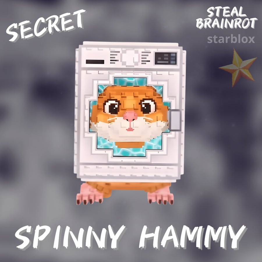 سبيني هامي ماب السرقة | Spinny Hammy Steal a Brainrot