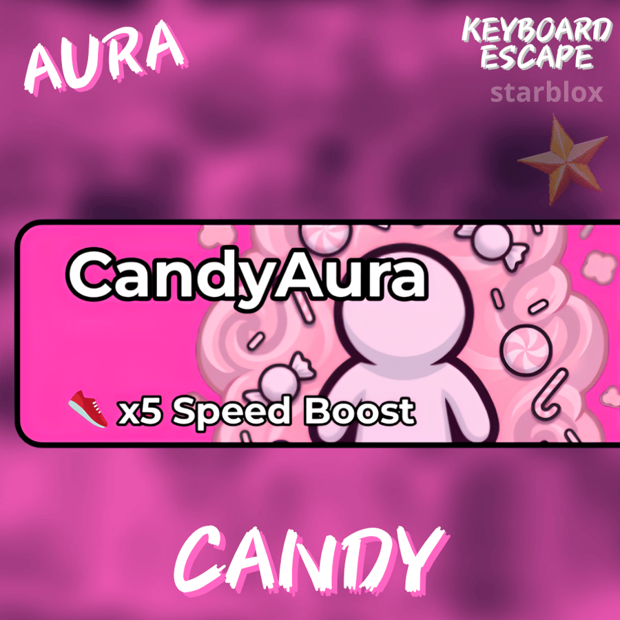 كاندي اورا ماب الكيبورد | Candy Aura Speed Keyboard Escape