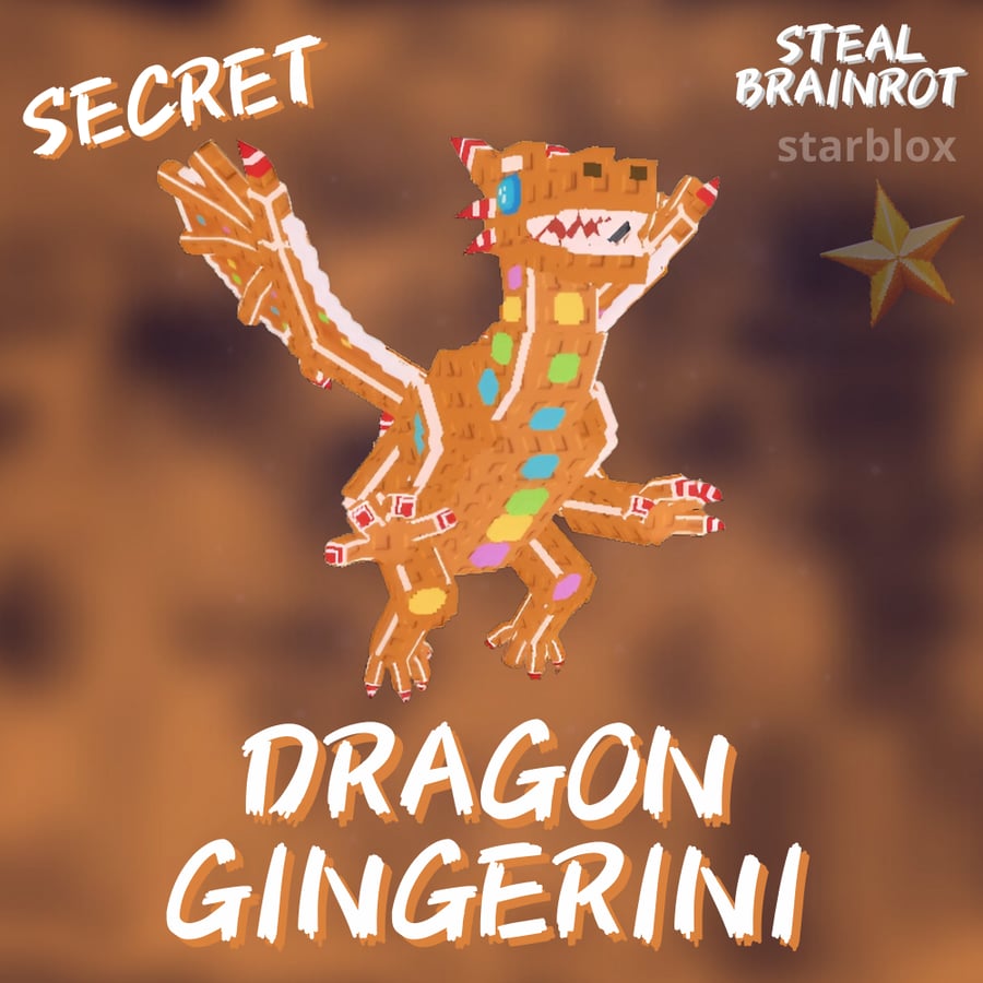 دراقون جنجريني ماب السرقة | Dragon Gingerini Steal a Brainrot