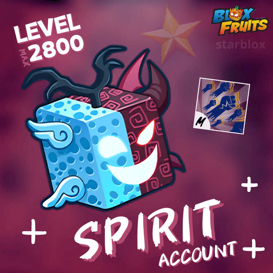 حساب فاكهة الارواح بلوكس فروت | Spirit Fruit Account