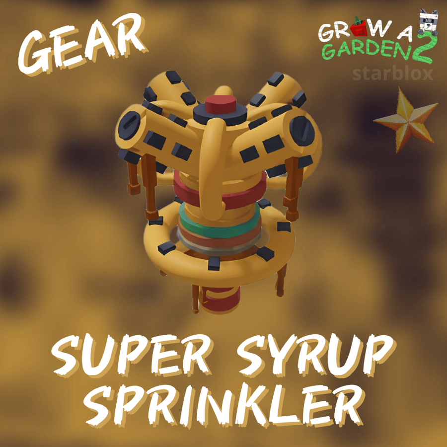 سوبر سيرب سبرينكلر ماب المزرعة 2 | Super Syrup Sprinkler Grow a Garden 2