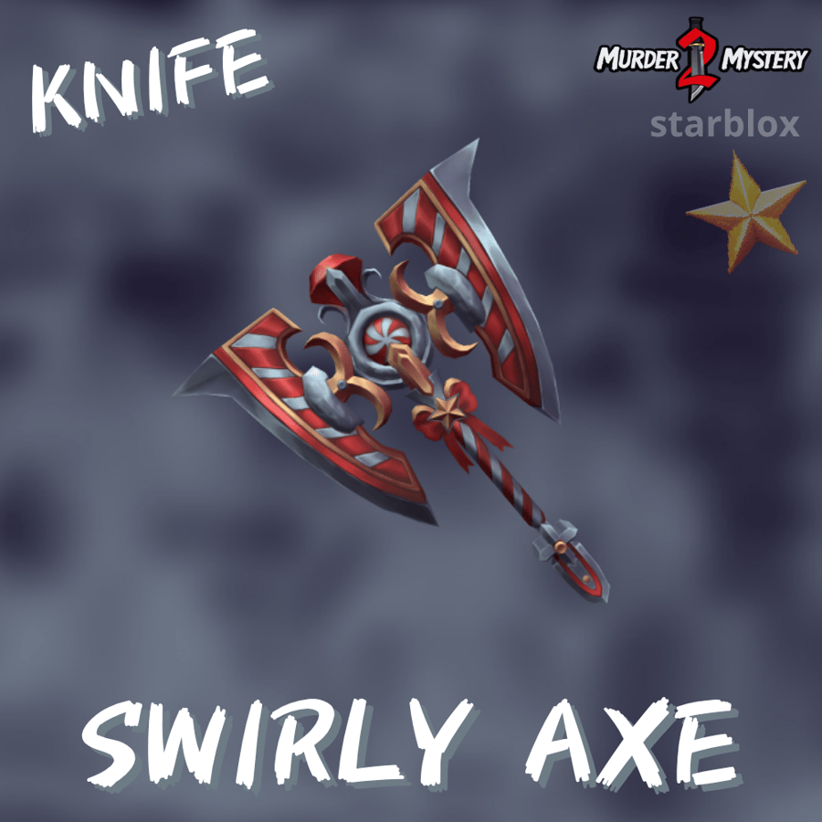 سوارلي اكس ماب ام ام تو | Swirly Axe MM2