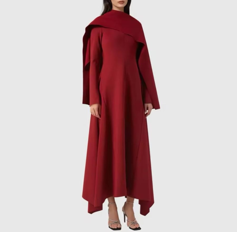 Ruby Elegance Gown