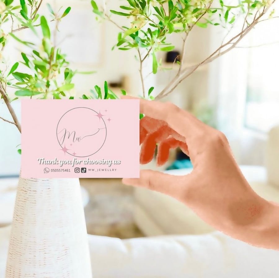 Writing card printing