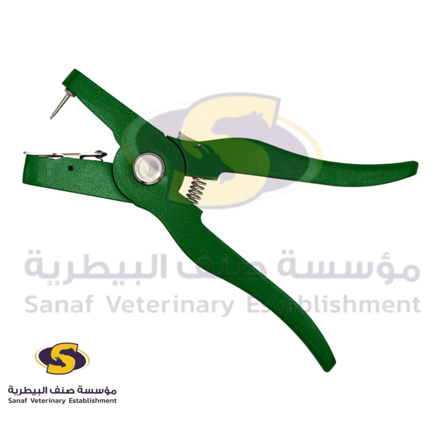 EAR TAG APPLICATOR WITH PIN