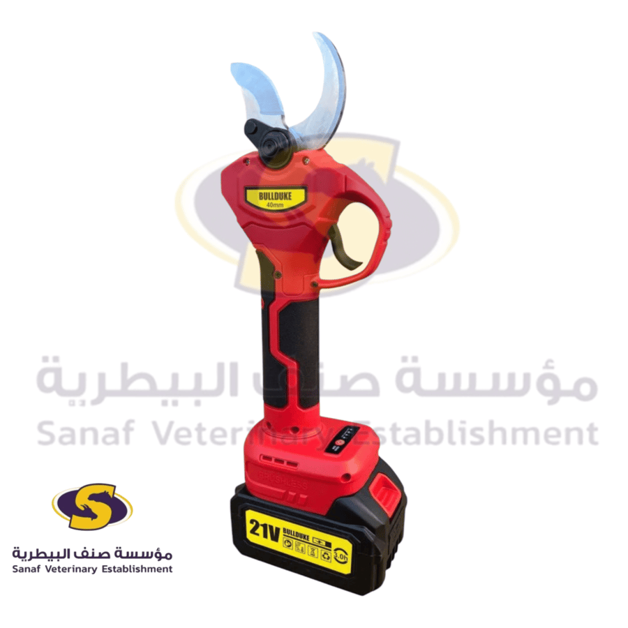 مقص تقليم أظلاف كهربائي 40 مليمتر مع بطاريات شحن