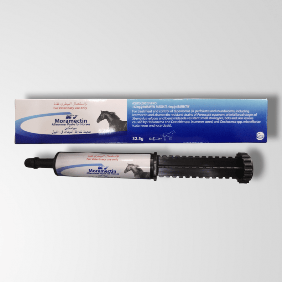 Moramectin worm extract for horses