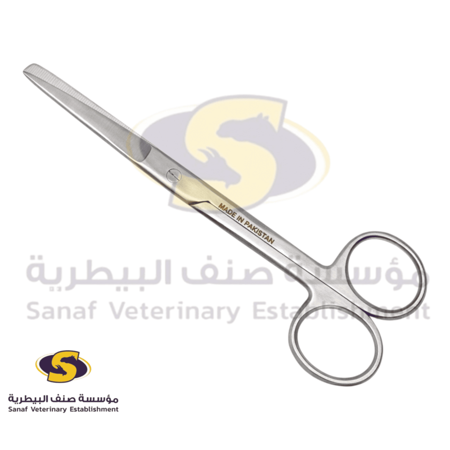 مقص جراحي صغير بيطري من الستانلس ستيل للعمليات الدقيقة