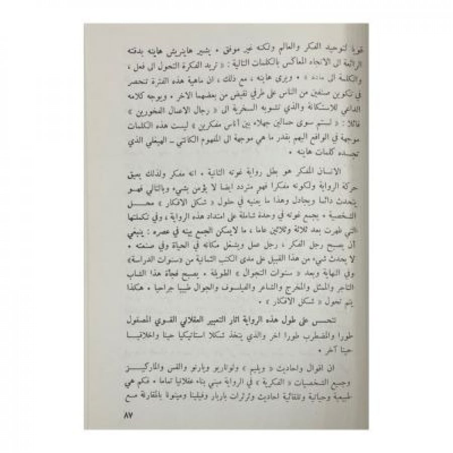 الأفكار والأسلوب  دراسة فى الفن الروائي ولغته