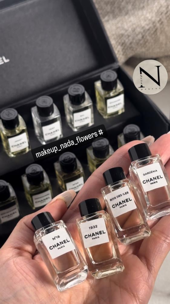مجموعة شانيل الفاخرة للاستكشاف - 19 عطر ميني 4 مل (لكل عطر) - مع الكيس