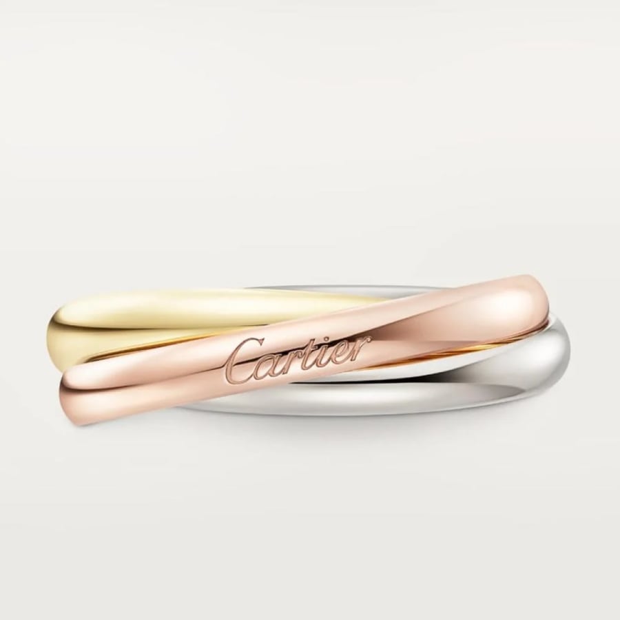 خاتم كارتييه  ( Cartier )  مع ملحقات عاديه