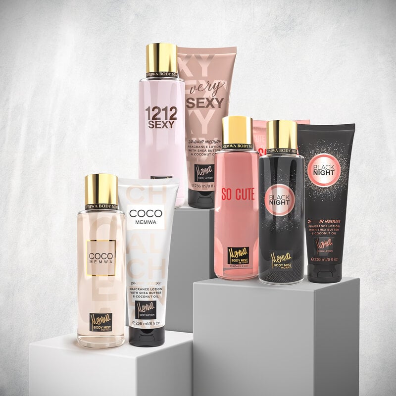 مجموعة العطور الفاخرة: عطر وكريم الجسم