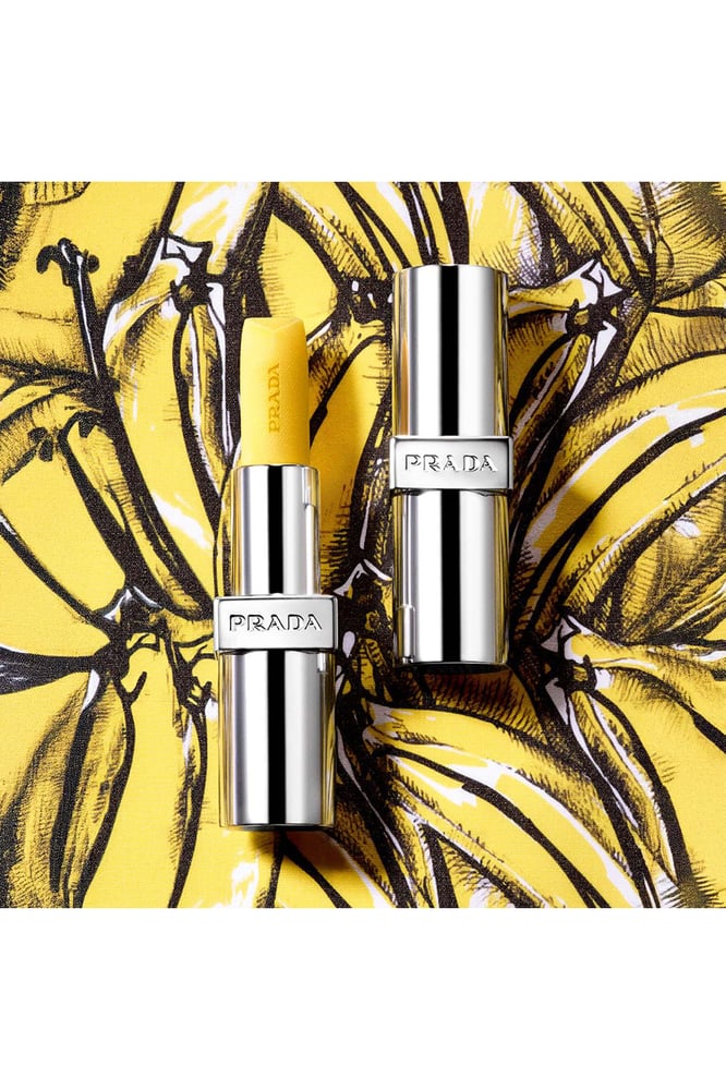 Prada Balm - for lip care with yellow frosting banana 002