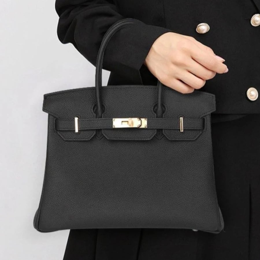 Hermes Burkeen Master Quality bag | luxurious black leather