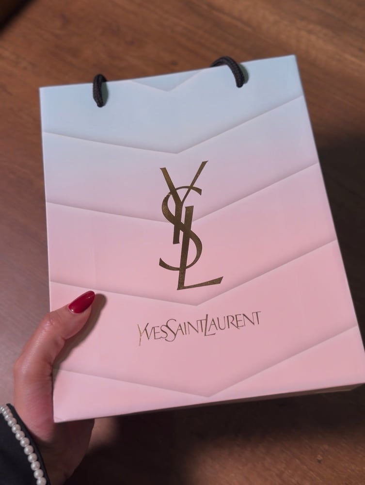 Saint Laurent set of lipstick and lip gloss