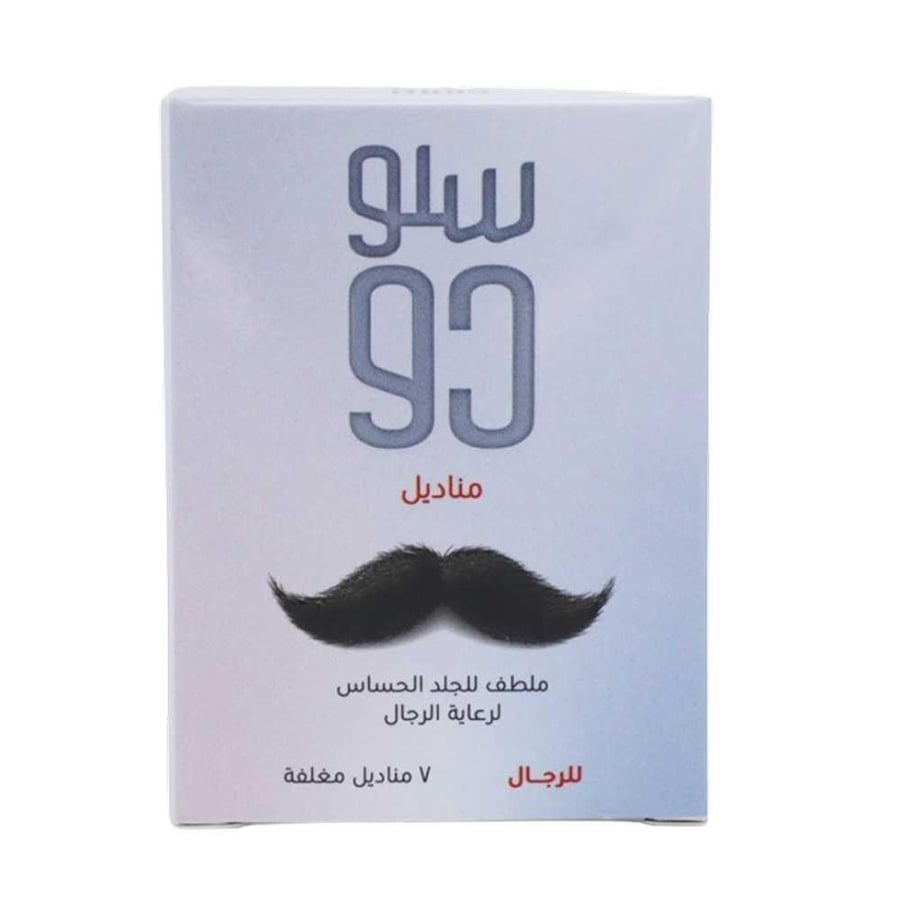 مناديل سلو دو مناديل تأخير القذف للرجال 7 مناديل