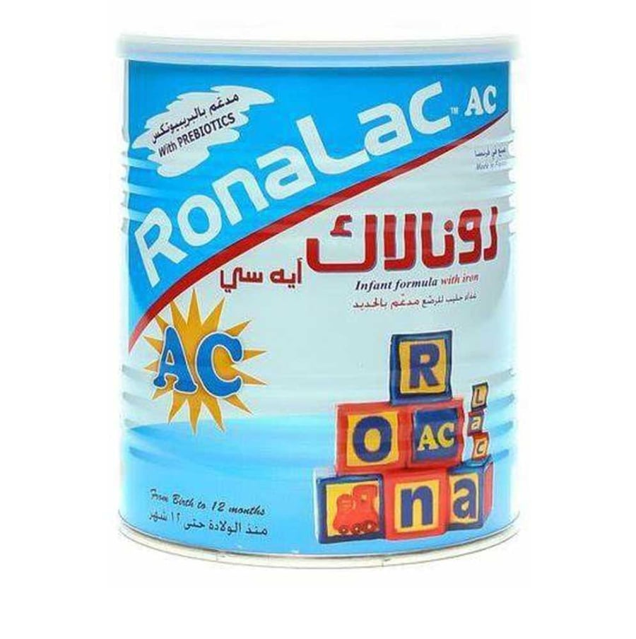 حليب رونالاك ايه سي لمغص وغازات الرضع 400 جم