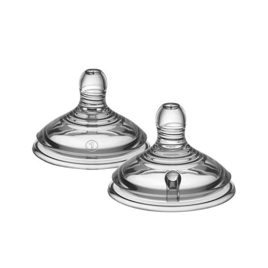 أقرب إلى حلمة الطبيعة 0 شهر+ تومي تيبي-TOMMEE TIPPEE عدد 2 حلمة