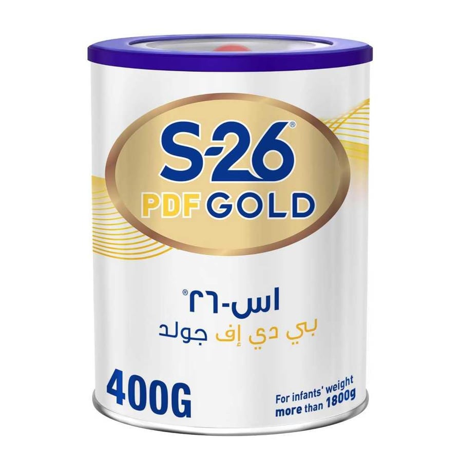 حليب اس 26 بي دي اف للاطفال 400 غرام