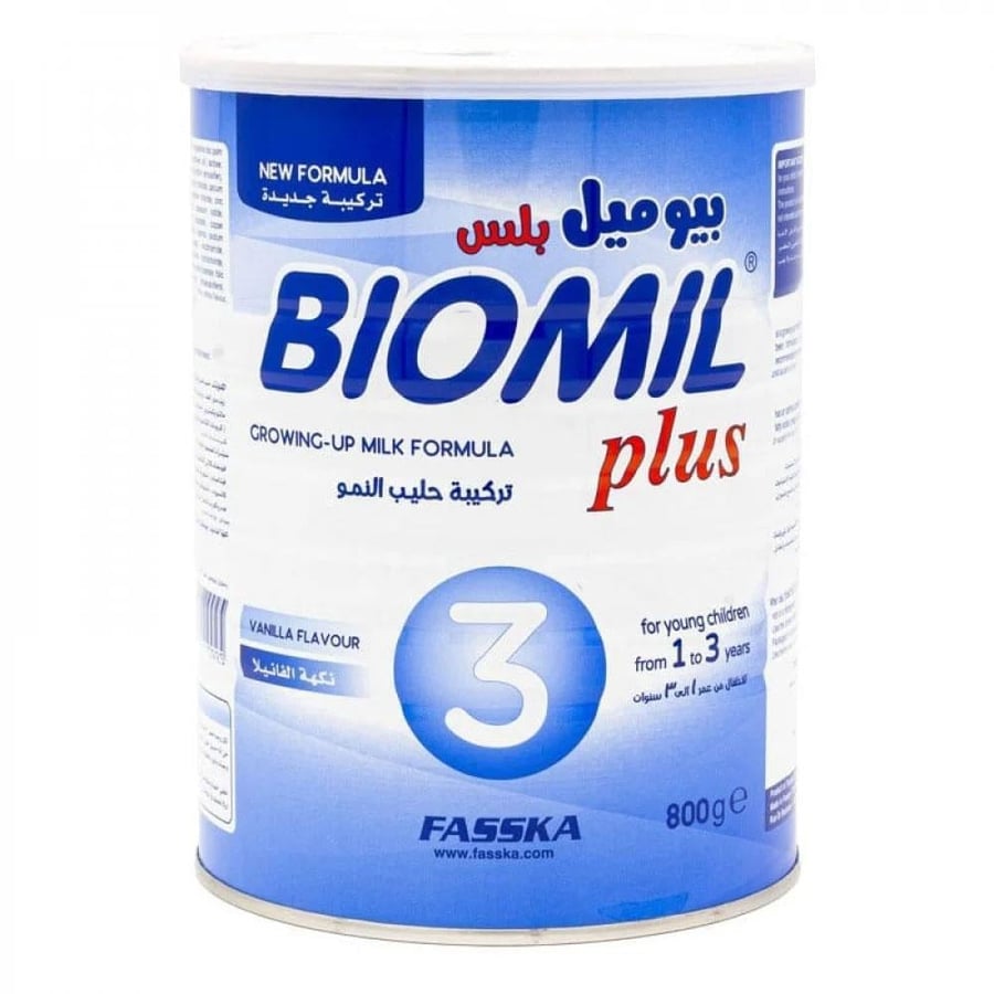 حليب بيوميل بلس ثلاثة للأطفال ثمانمئة جرام