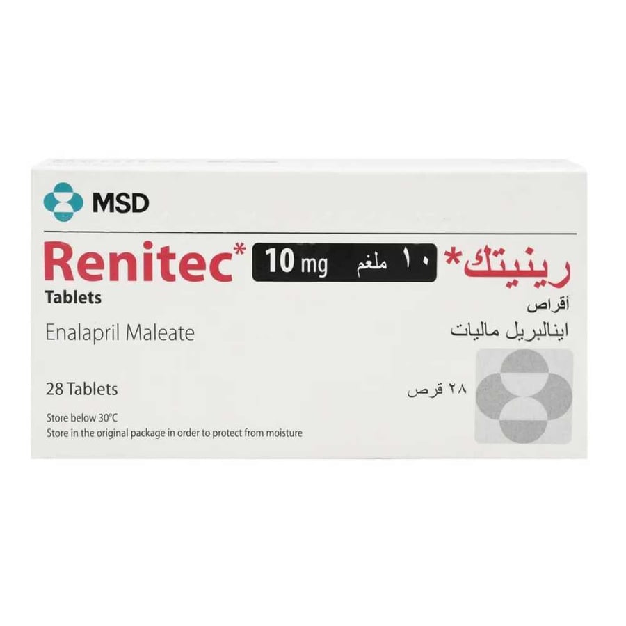 رينيتيك، إينالابريل ماليات، 10 ملجم - 28 قرص