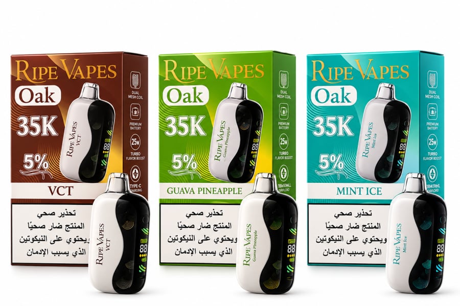 رايب فيب اوك 35K سحبة | Ripe Vapes OAK 35K
