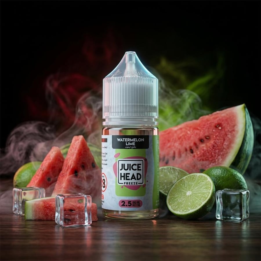 جوس هيد جح ليمون ايس سولت - Juice Head Watermelon Lime Ice Salt