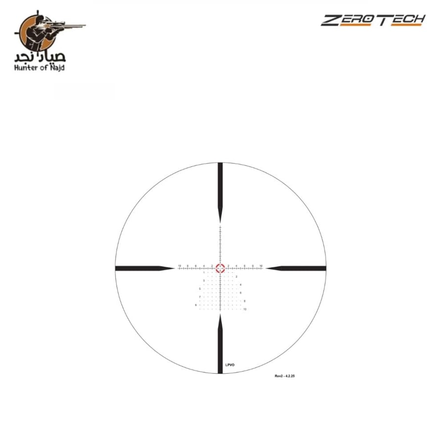 دربيل بندقية زيروتك ZT TRACE ED 1-10X24 FFP 34MM