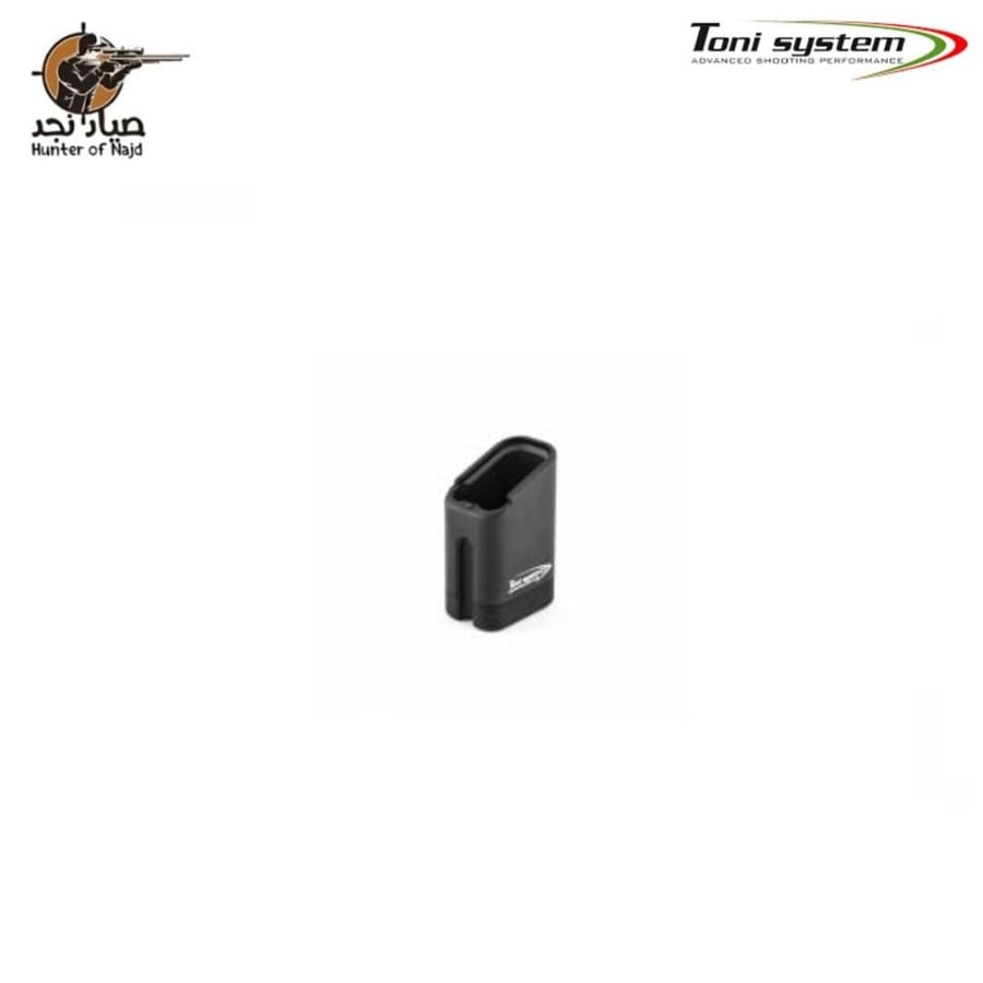 +8/9 rounds magazine extension for Tanfoglio small frame (Color: Red - Material: Aluminum)
