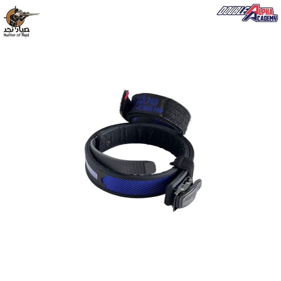 Blue double Alpha DAA Ratchet Belt 103872 - Belt Size: 90