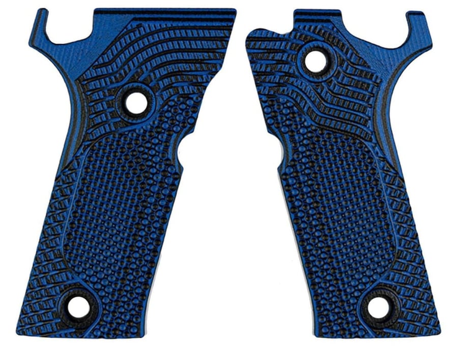 مقبض Lokgrip مخصص لـــ Beretta 92X | ازرق+أسود| فل سايزB92XPV-BluB