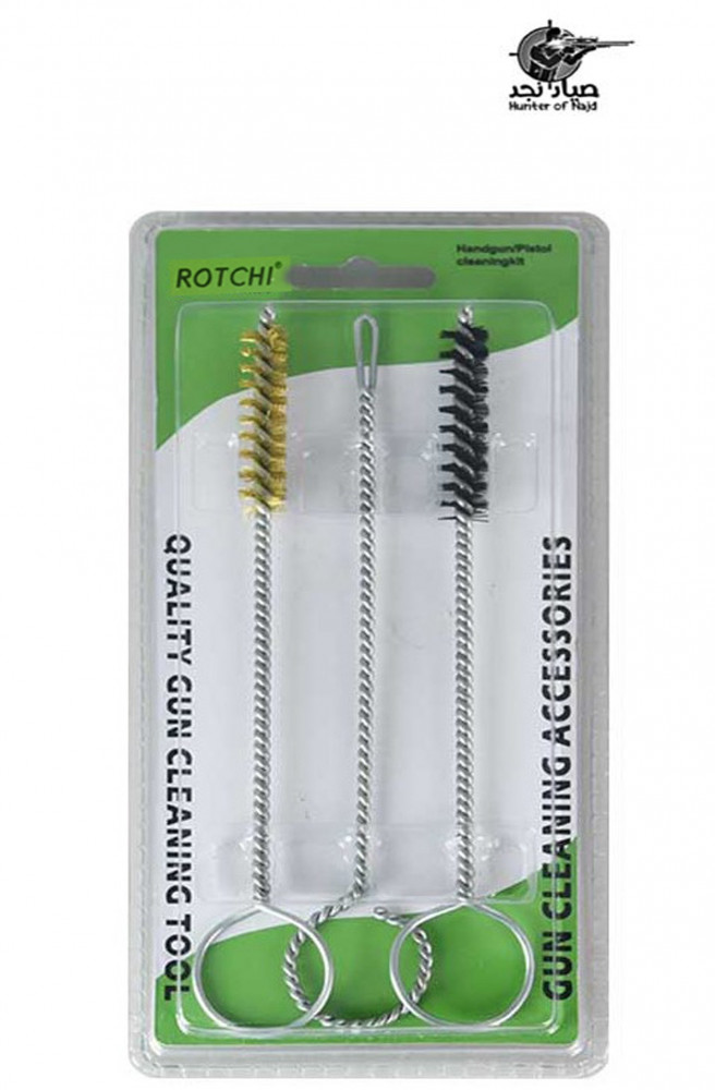Rotchi pistol cleaning bore brush 9mm/357cal