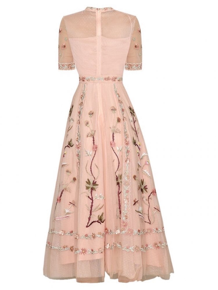 Long tulle dress