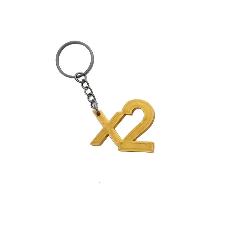 Double Points Keychain