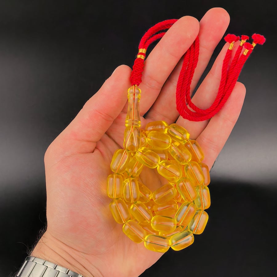 مسباح كهرمان حر شفاف