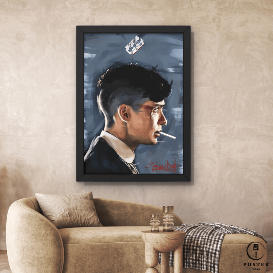 لوحة جدارية بتصميم مسلسل بيكي بلايندرز